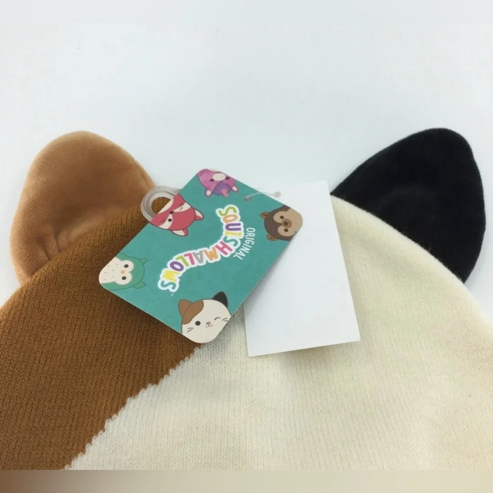 Squishmallows Cam Cat Beanie Hat Calico Cozy Soft Winter Cute Kawaii Unisex OSFM